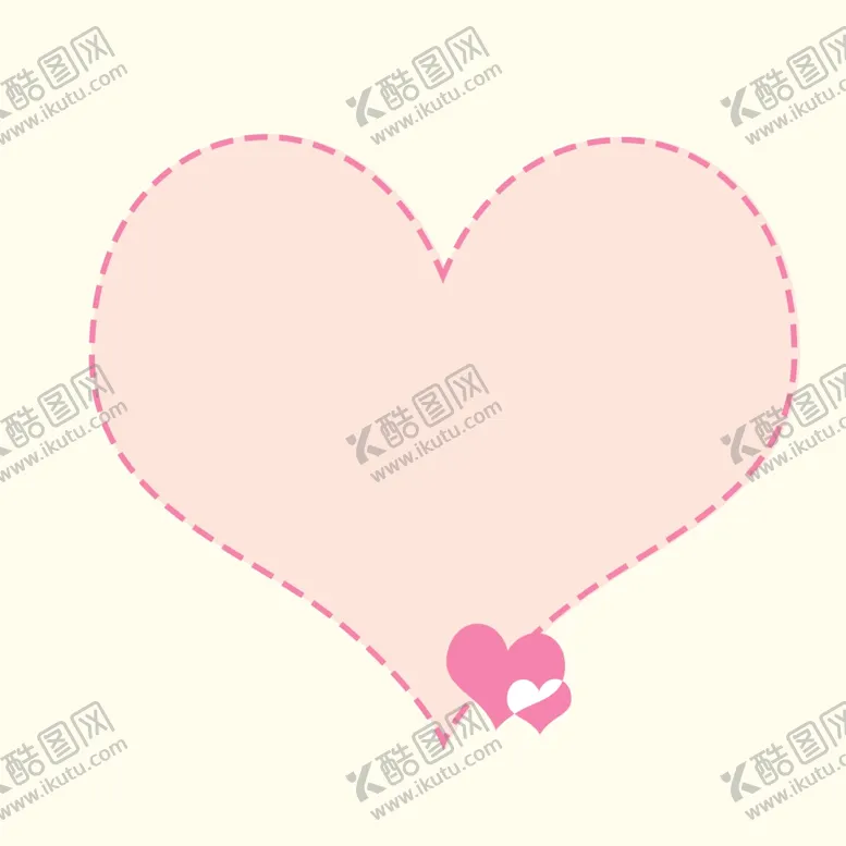 编号：54800707010338077162【酷图网】源文件下载-粉色矢量半透明爱心边框元素