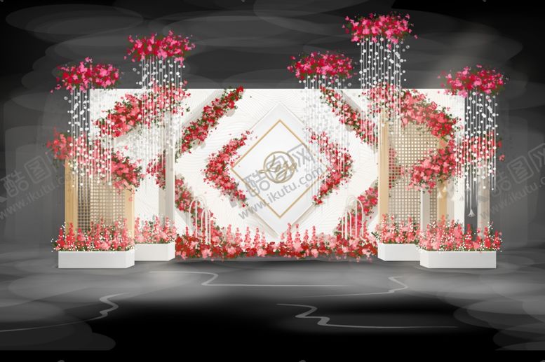编号：45906809292055339661【酷图网】源文件下载-婚礼迎宾区效果图