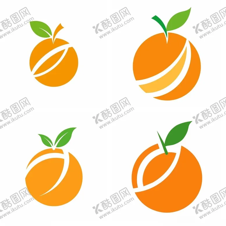 编号：43042412130901341159【酷图网】源文件下载-柑橘简约logo设计组图