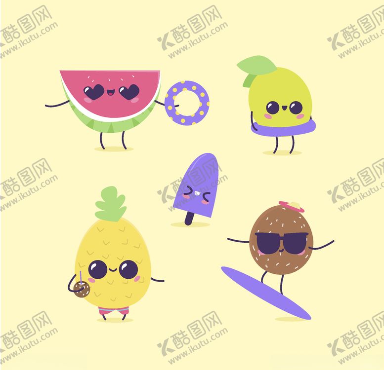 编号：33580010052020432871【酷图网】源文件下载-可爱食物