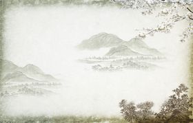 中国风素材展板背景