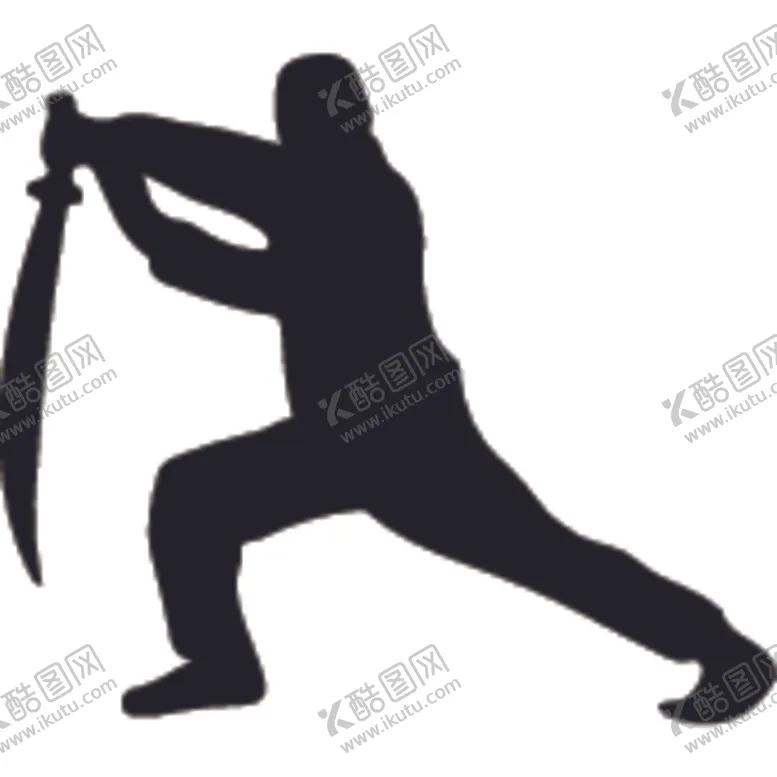编号：11856204061202132822【酷图网】源文件下载-武术格斗剪影