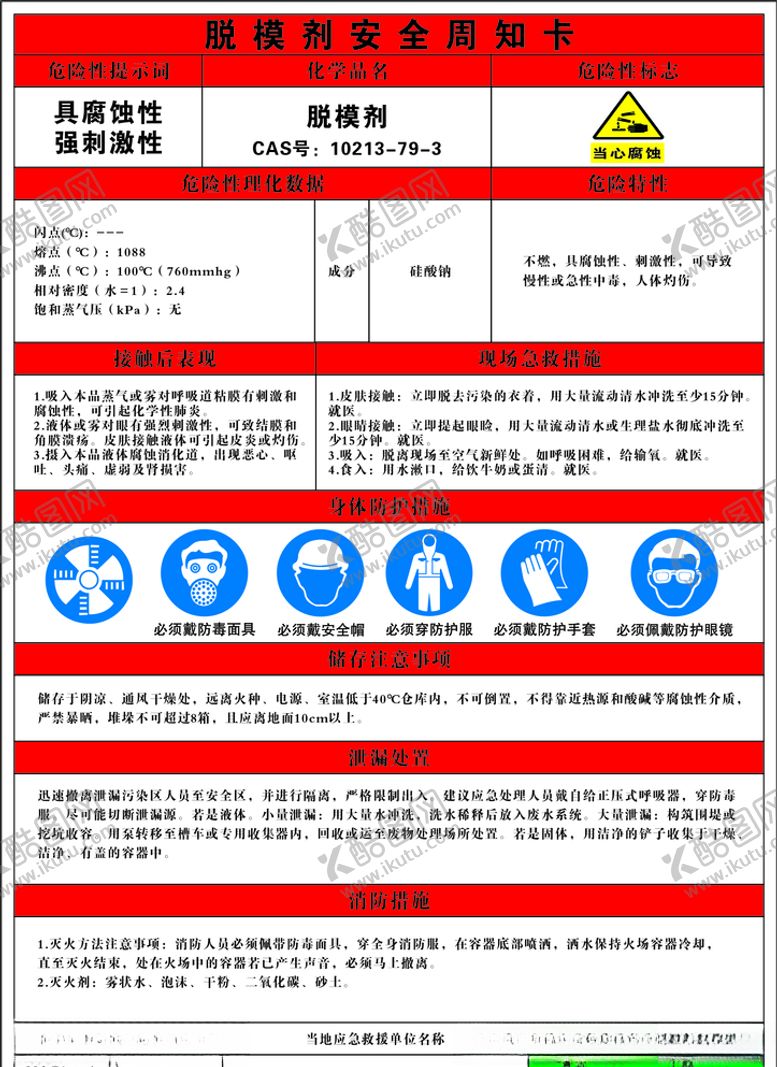 编号：30643006301816406357【酷图网】源文件下载-安全周知卡
