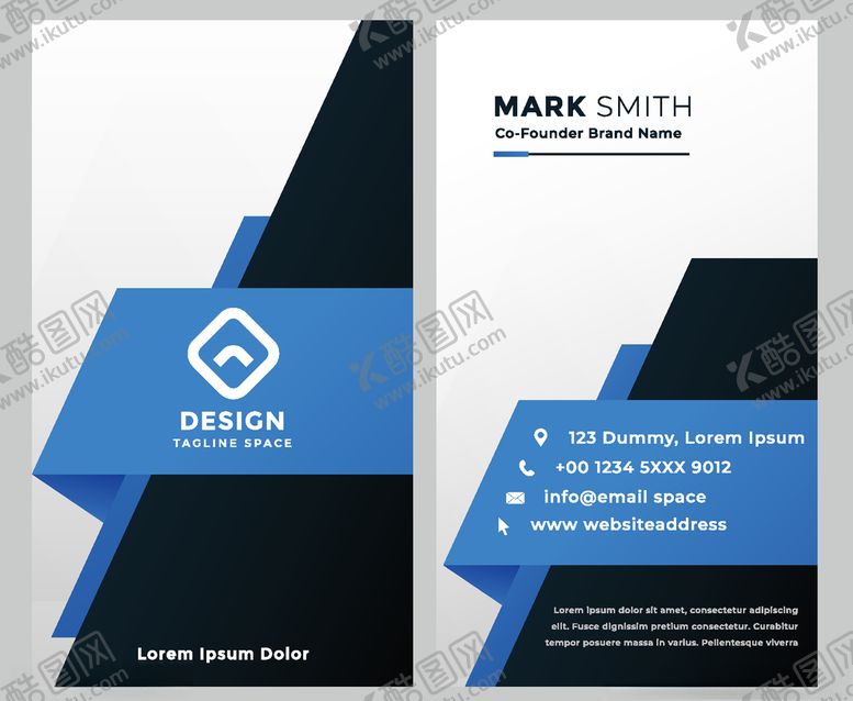 编号：76024009240427351625【酷图网】源文件下载-名片模板