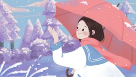 小雪冬季