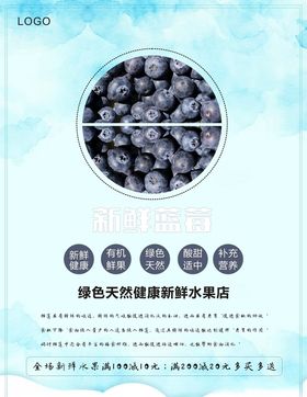 蓝莓海报