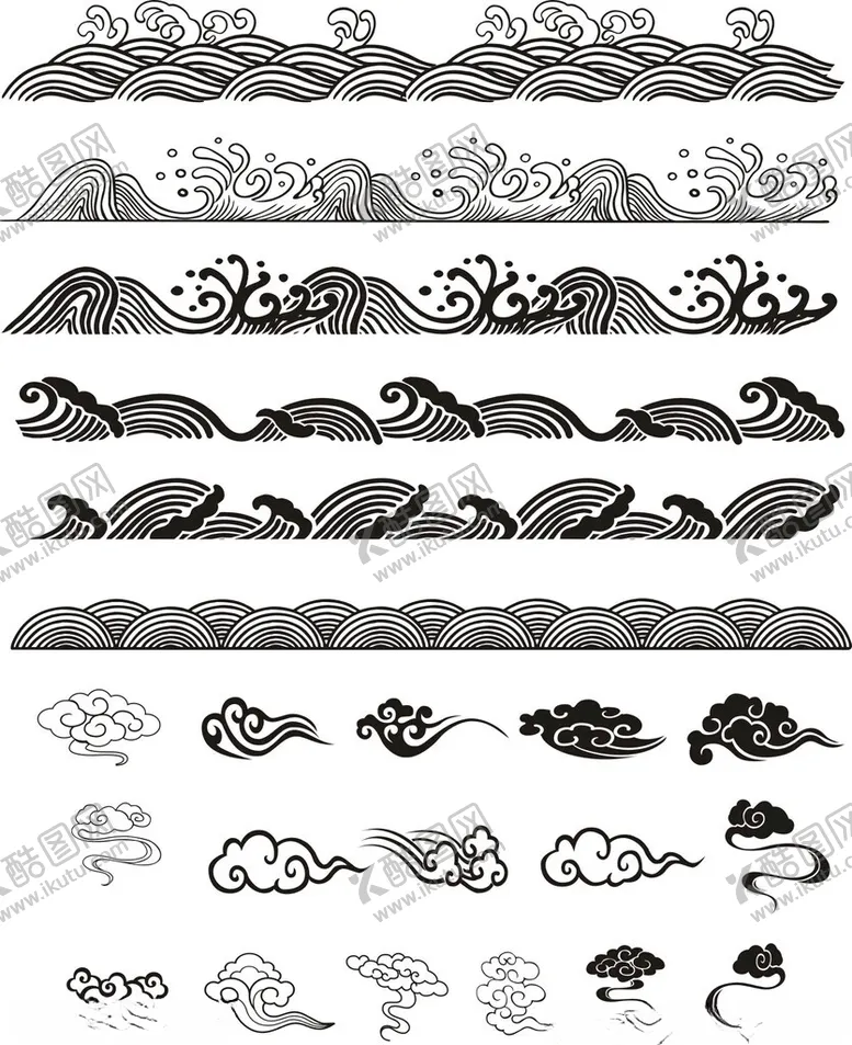 编号：44128302181136587486【酷图网】源文件下载-水浪纹