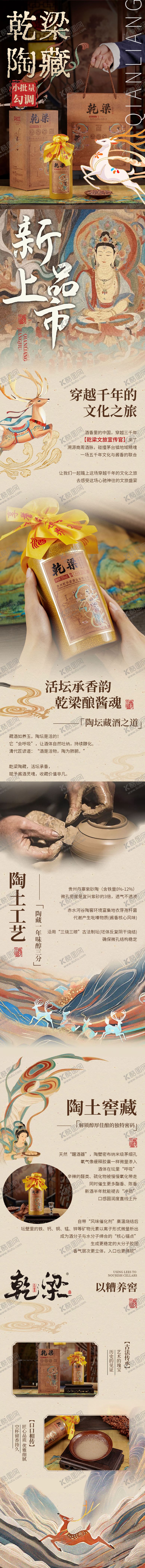 编号：34272409300010064196【酷图网】源文件下载-敦煌复古公众号长图