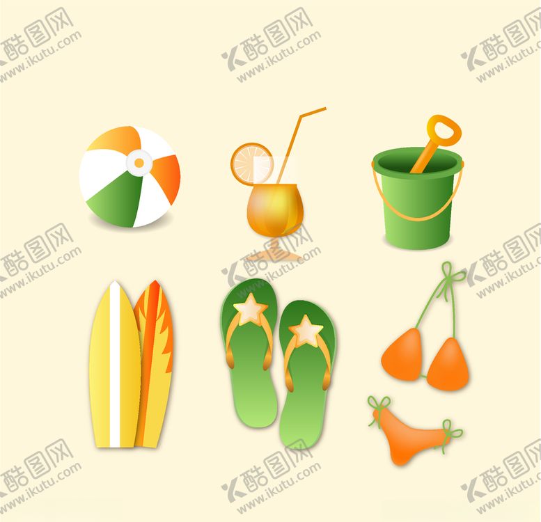编号：69112807040834328687【酷图网】源文件下载-夏日元素