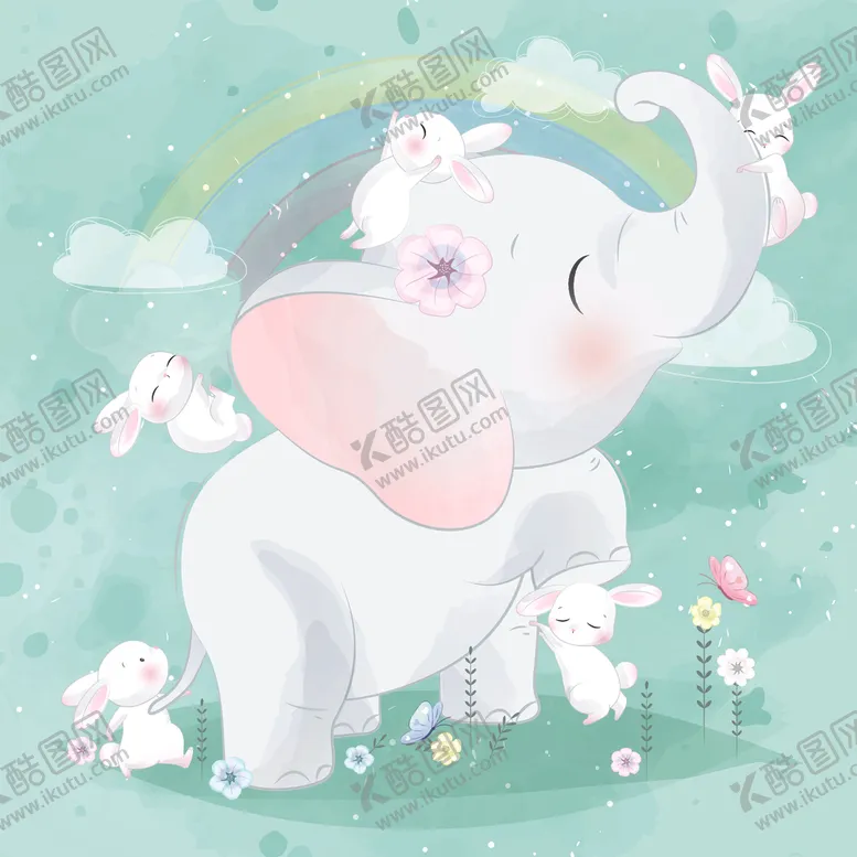 编号：40619606282221219270【酷图网】源文件下载-温馨浪漫儿童插画