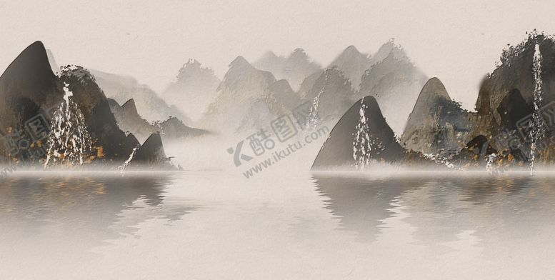 编号：67897202122244247778【酷图网】源文件下载-中式山水画