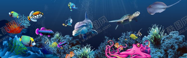 编号：79927010141548313378【酷图网】源文件下载-海底世界