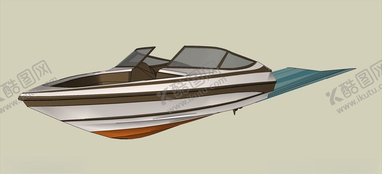 编号：10612809211844059930【酷图网】源文件下载-白快艇模型