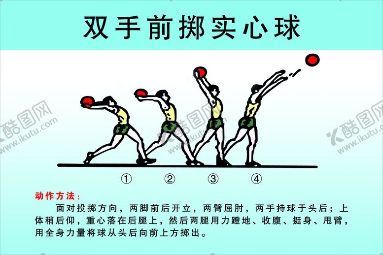 编号：52460309240548549751【酷图网】源文件下载-双手前掷实心球