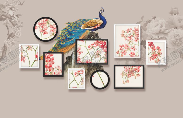 编号：30292209261853038336【酷图网】源文件下载-背景墙装饰画