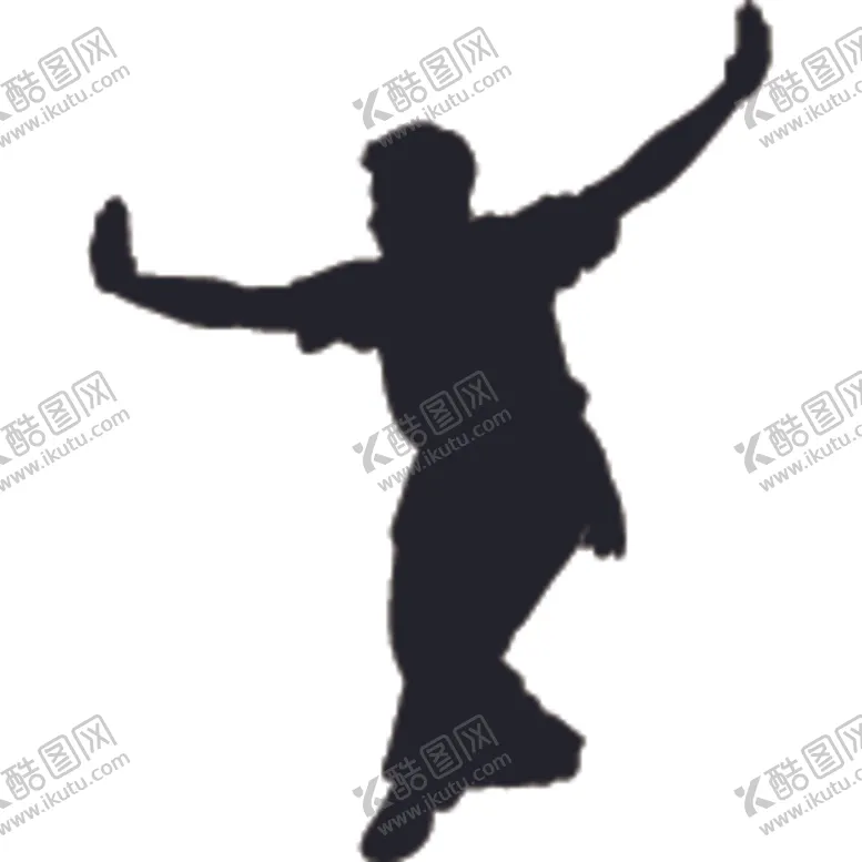 编号：56629706290535308219【酷图网】源文件下载-武术格斗剪影