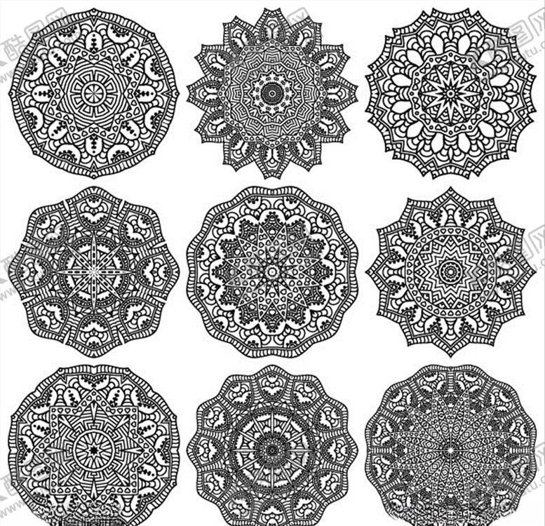 编号：33375009121034079346【酷图网】源文件下载-古典花纹底纹