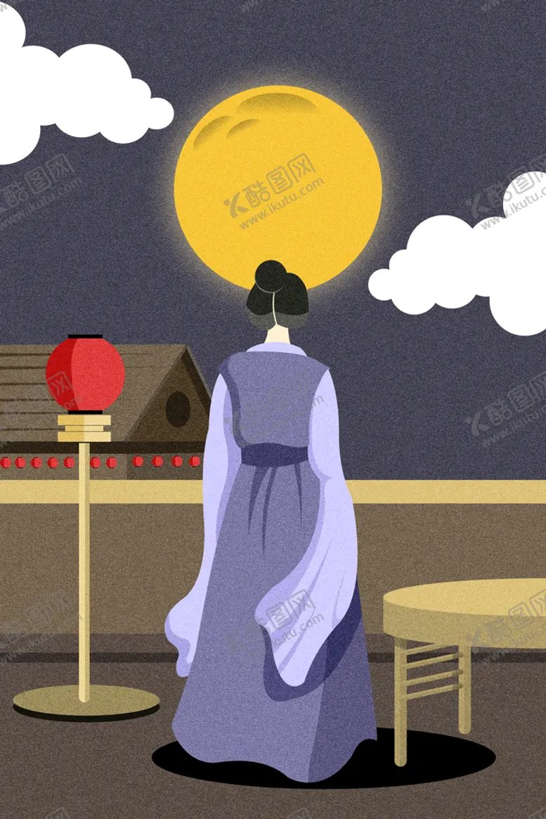 编号：32517810080109165096【酷图网】源文件下载-中秋节插画