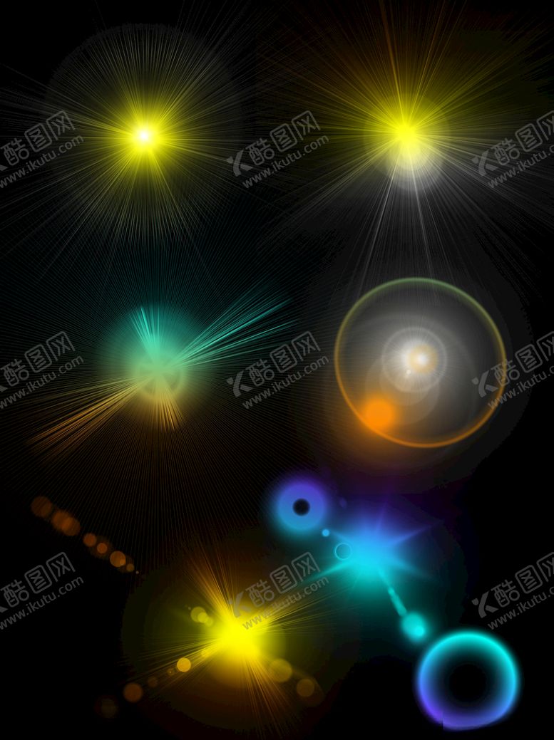 编号：49237912090152195087【酷图网】源文件下载-光晕免扣素材