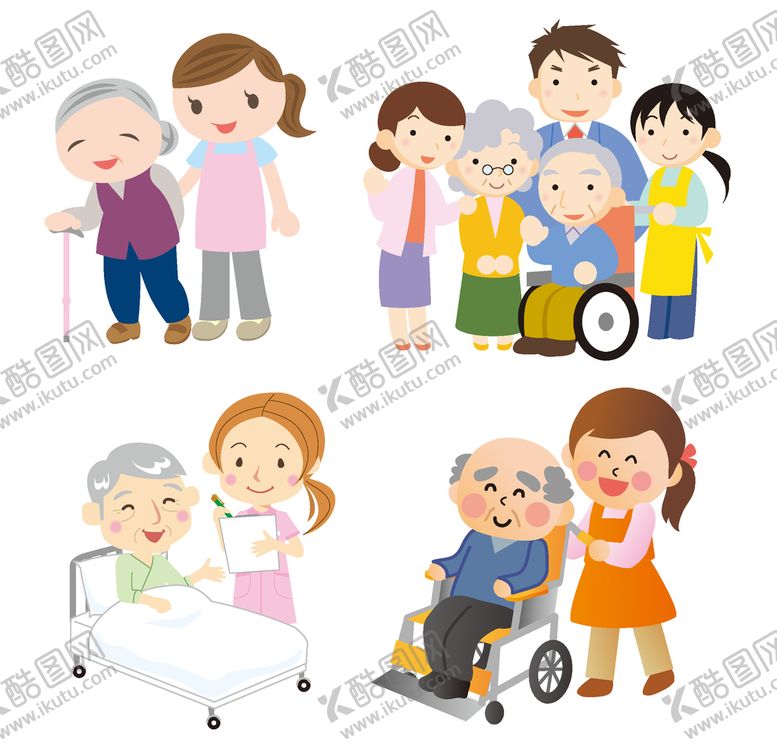 编号：56198709211600399245【酷图网】源文件下载-护理老人