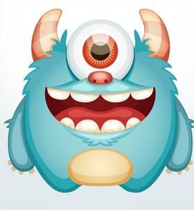 卡通怪兽