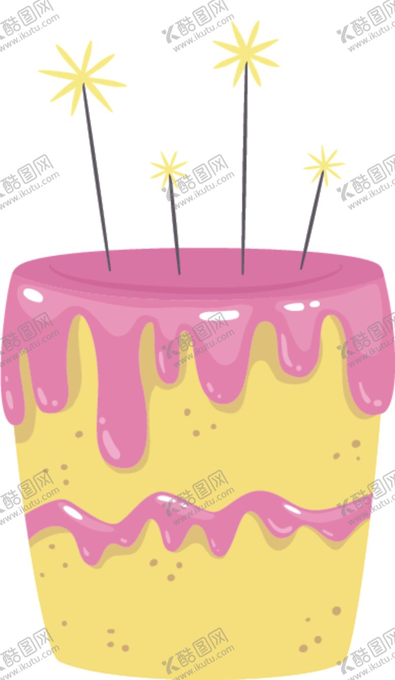 编号：69341509120718258402【酷图网】源文件下载-生日蛋糕