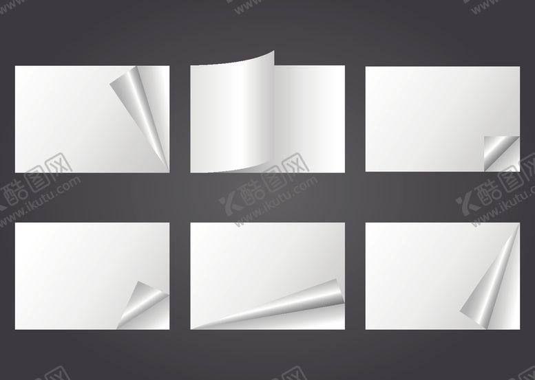 编号：22776310211146452958【酷图网】源文件下载-空白纸张样机