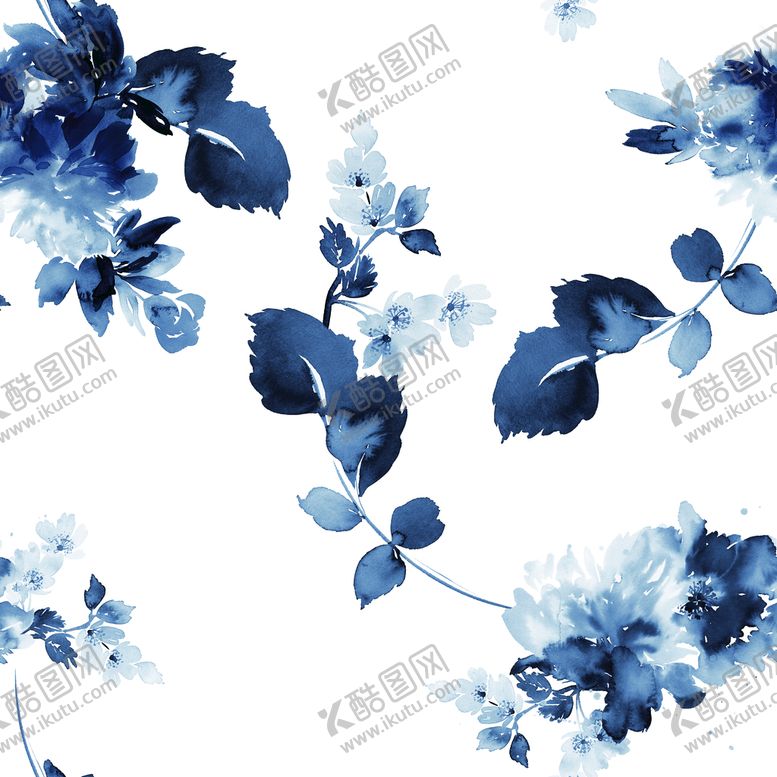 编号：96341709190241305712【酷图网】源文件下载-水彩花