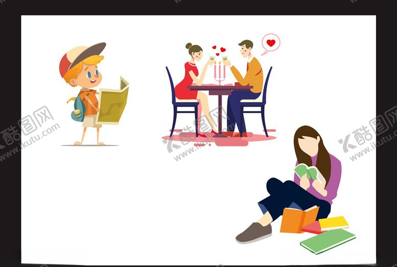 编号：46924009220726426517【酷图网】源文件下载-手绘人物插画