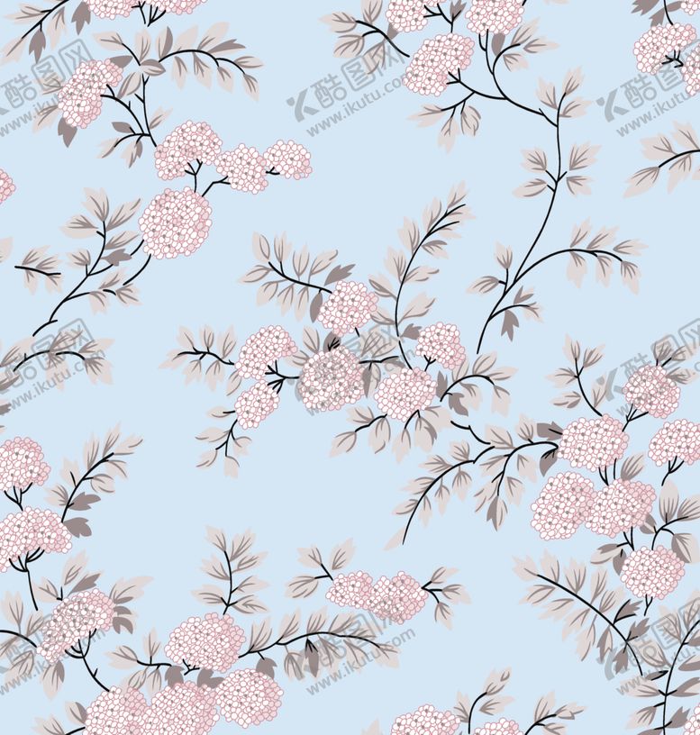 编号：54661610070323394552【酷图网】源文件下载-蓝色圆点枝叶