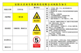 工地危险工作卡