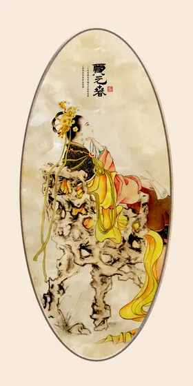 装饰画唯美彩雕文化艺术过道