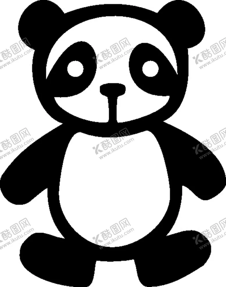 编号：58204212221604031603【酷图网】源文件下载-熊猫剪纸窗花手工课素材矢量