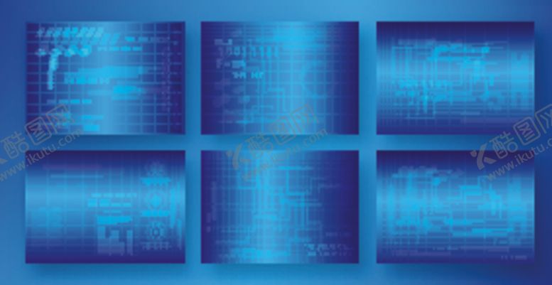 编号：29600509250805573470【酷图网】源文件下载-蓝色线条科技背景