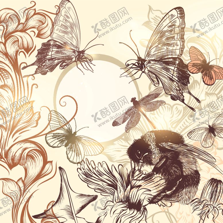 编号：79886110011116028147【酷图网】源文件下载-花纹蝴蝶