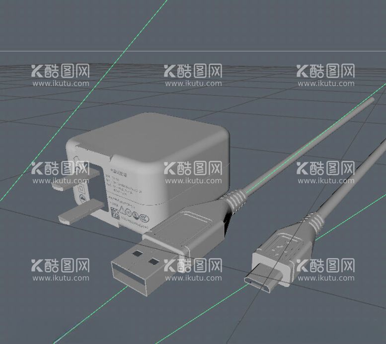 编号：59272612161255529348【酷图网】源文件下载-C4D模型充电器