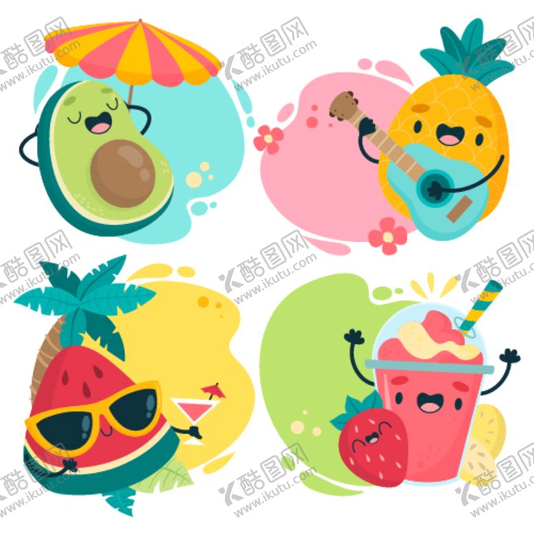 编号：17853009180221352951【酷图网】源文件下载-夏季水果