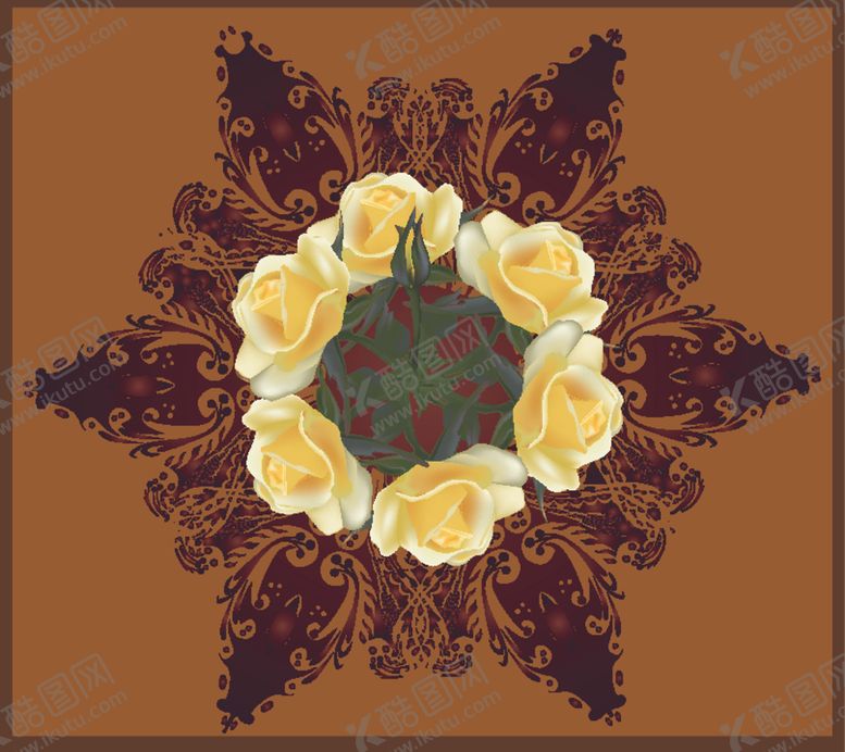 编号：82191410061828557493【酷图网】源文件下载-丝巾印花