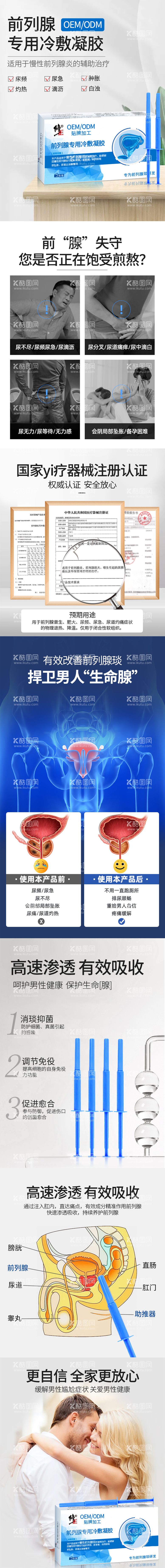 编号：28618112030146293566【酷图网】源文件下载-前列腺冷敷凝胶详情页