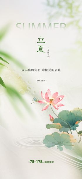 地产节气立夏微单