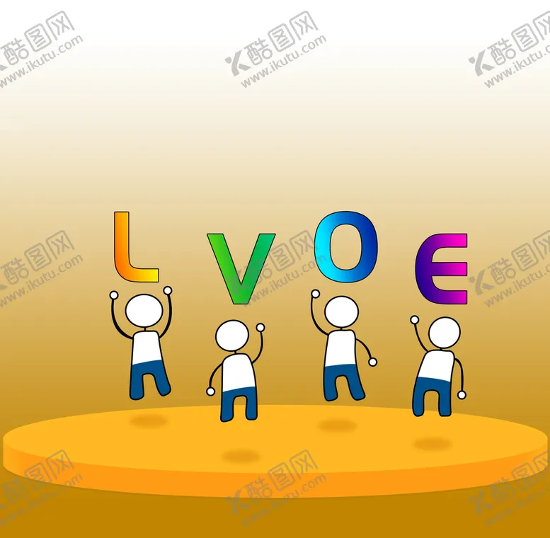 编号：05829409281937200619【酷图网】源文件下载-卡通 LOVE