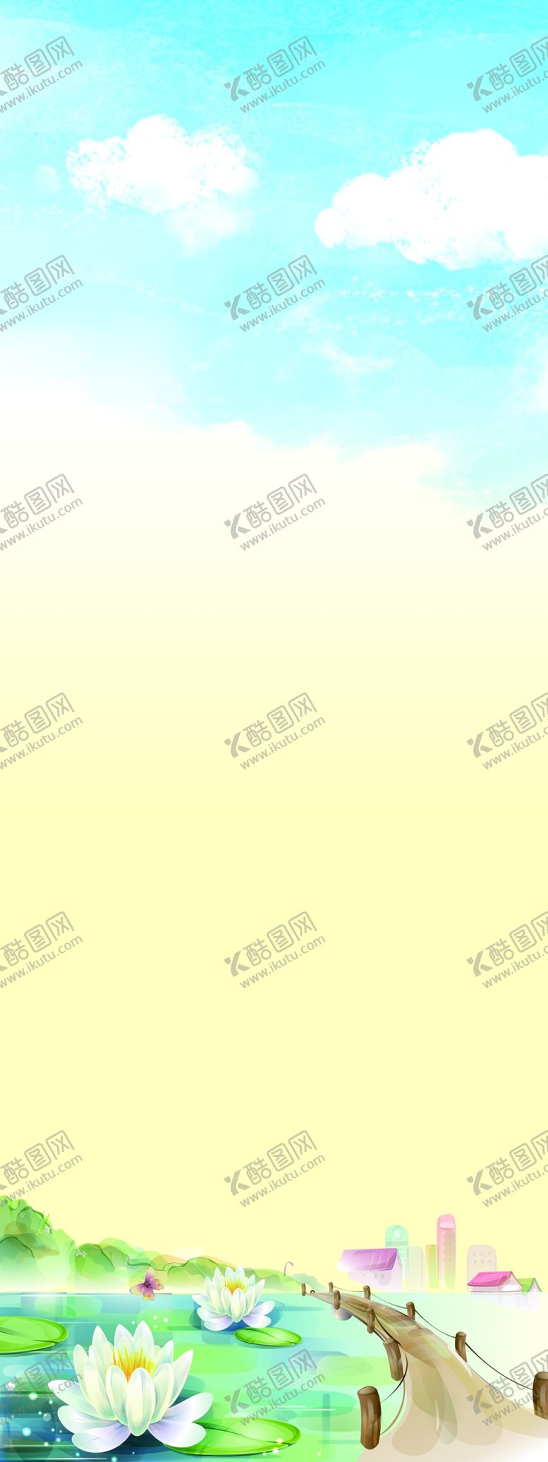 编号：89336405120548276084【酷图网】源文件下载-荷花展架
