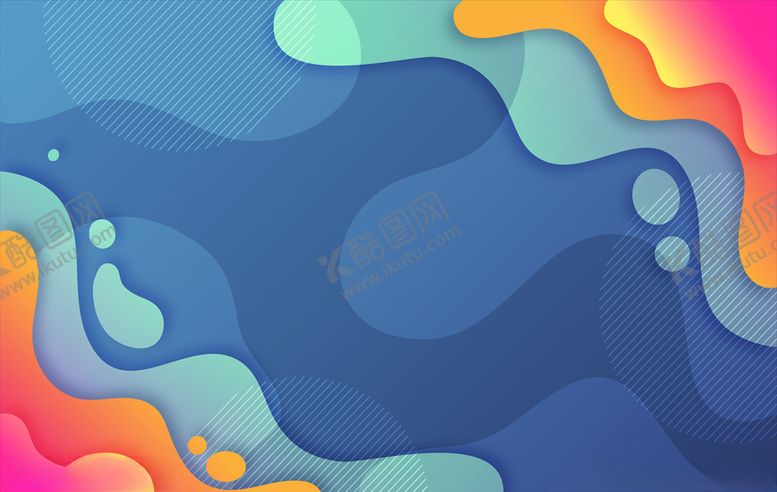 编号：26540710291937168826【酷图网】源文件下载-波浪彩色背景