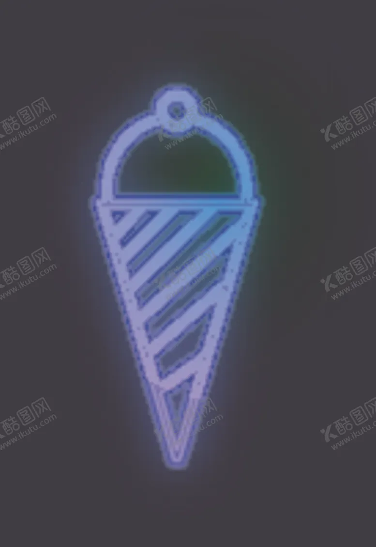 编号：32110106181957386661【酷图网】源文件下载-霓虹灯冰淇淋