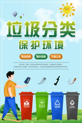 垃圾分类社区卫生清理活动