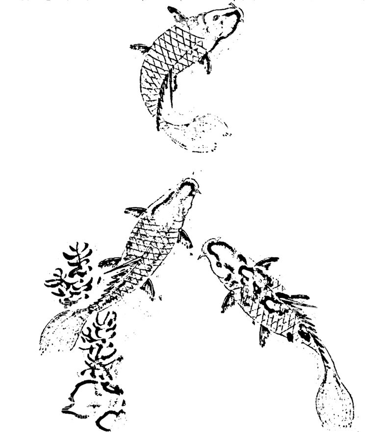 编号：36849311250029003150【酷图网】源文件下载-鱼白描