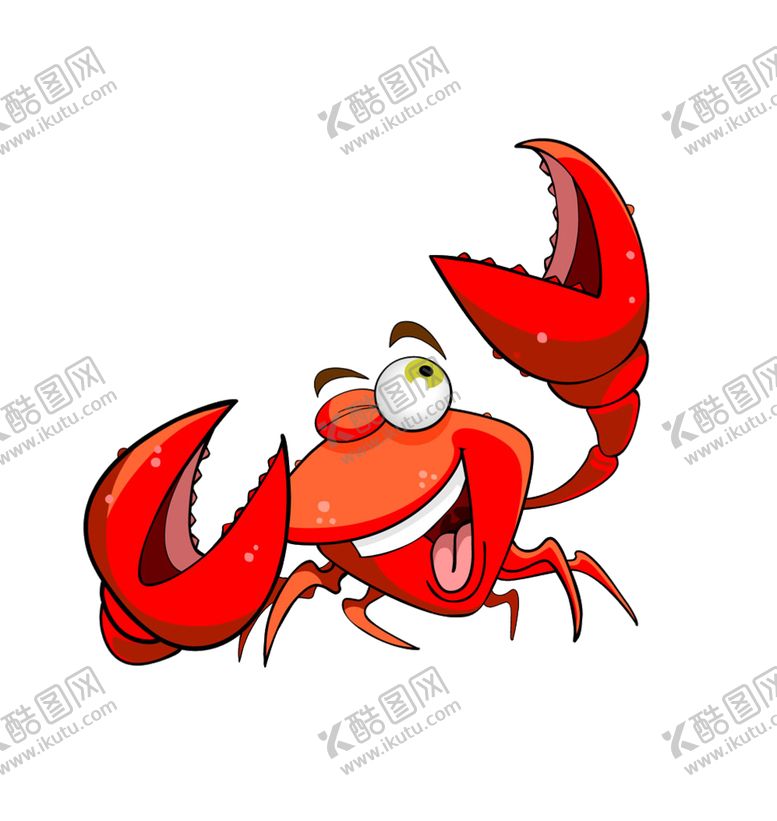 编号：97483002161206353816【酷图网】源文件下载-龙虾卡通形象
