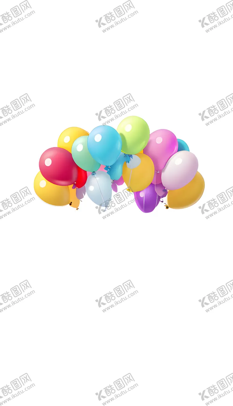 编号：69547501210051448656【酷图网】源文件下载-气球装饰飞天飞舞七彩色吹气