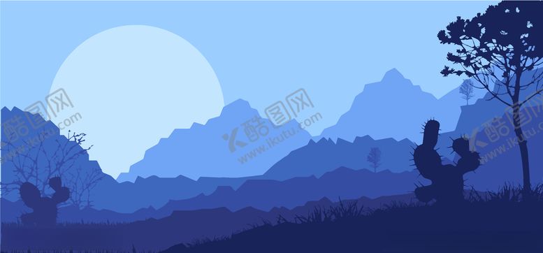 编号：29438209211544397113【酷图网】源文件下载-风景插画