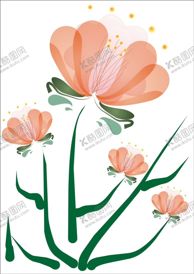 编号：99630501190234086892【酷图网】源文件下载-矢量花